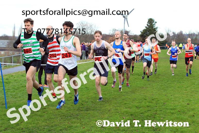 Senior mens 2022 Birtley Cross Country Relays. Photo: David T. Hewitson/Sports for All Pics